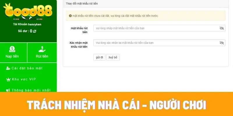 Điều Khoản & Điều Kiện Tại Good88 Dành Cho Người Mới 5 Trách nhiệm của thương hiệu Good88