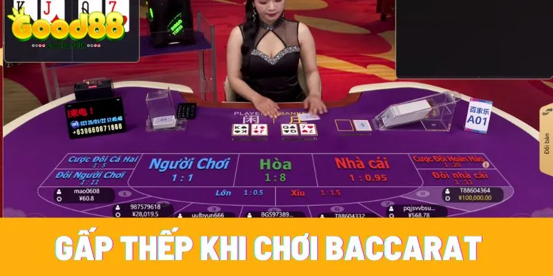 Mẹo Chơi Baccarat - 3 Bí Mật Cao Thủ Không Muốn Cho Bạn Biết 4 Gấp thếp là cách đặt cược Baccarat cực hay