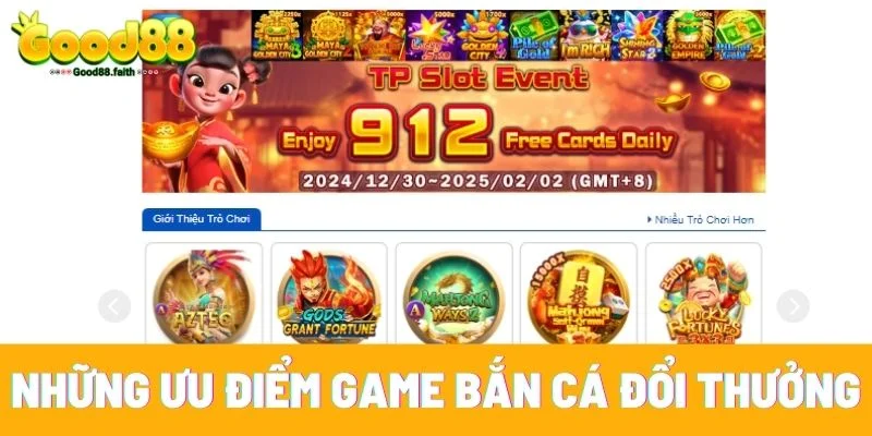 Game Bắn Cá Đổi Thưởng Cực Hấp Dẫn Tại Sân Chơi Good88 2 Những ưu điểm tại game bắn cá đổi thưởng Good88